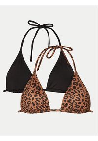 Dorina Góra od bikini FXTR0006MI120 Brązowy Regular Fit. Kolor: brązowy. Materiał: syntetyk #9