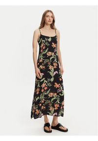 Roxy Sukienka letnia ERJWD03885 Czarny. Kolor: czarny. Materiał: wiskoza. Sezon: lato #1