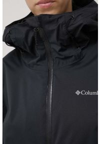 columbia - Columbia kurtka outdoorowa Ten Trails kolor czarny przejściowa. Kolor: czarny. Materiał: materiał. Długość: długie #4