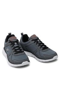 skechers - Skechers Sneakersy Scloric 52631/CCBK Szary. Kolor: szary. Materiał: materiał #3
