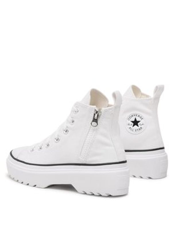 Converse Trampki Chuck Taylor All Star Lugged Lift Hi A03012C Biały. Kolor: biały. Materiał: materiał