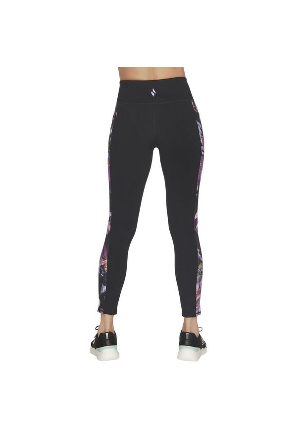 skechers - Leginsy fitness damskie Ultraviolet High Waisted Full Length Legging. Kolor: czarny. Materiał: nylon, elastan. Sport: fitness