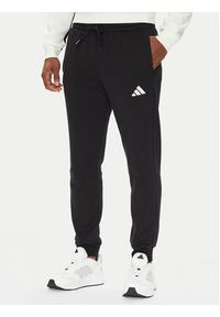 Adidas - adidas Dres Fleece Colorblock KB5264 Czarny Regular Fit. Kolor: czarny. Materiał: bawełna
