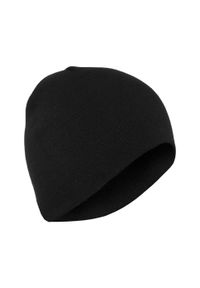 Urban Classics - Czapka Prążkowana Basic. Kolor: czarny. Materiał: prążkowany
