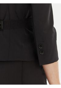 Elisabetta Franchi Marynarka GI-224-61E2-V590 Czarny Regular Fit. Kolor: czarny. Materiał: syntetyk #6