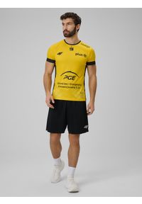 4f - 4F Koszulka meczowa replika domowa z sezonu 2025/26 męska 4F x Skra Bełchatów - żółta M. Okazja: do domu. Kolor: żółty. Materiał: dzianina, materiał. Wzór: nadruk #2