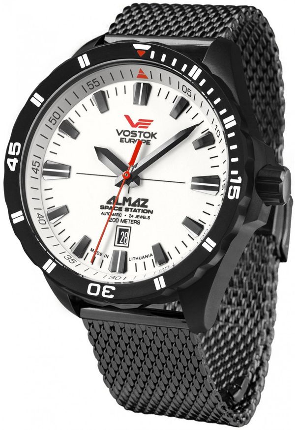 Zegarek męski Vostok Europe NH35A-320C680B czarny. Kolor: czarny