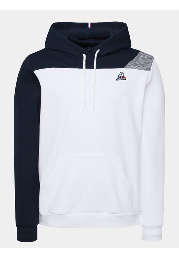 Le Coq Sportif Bluza Unisex 2320470 Biały Regular Fit. Kolor: biały. Materiał: bawełna