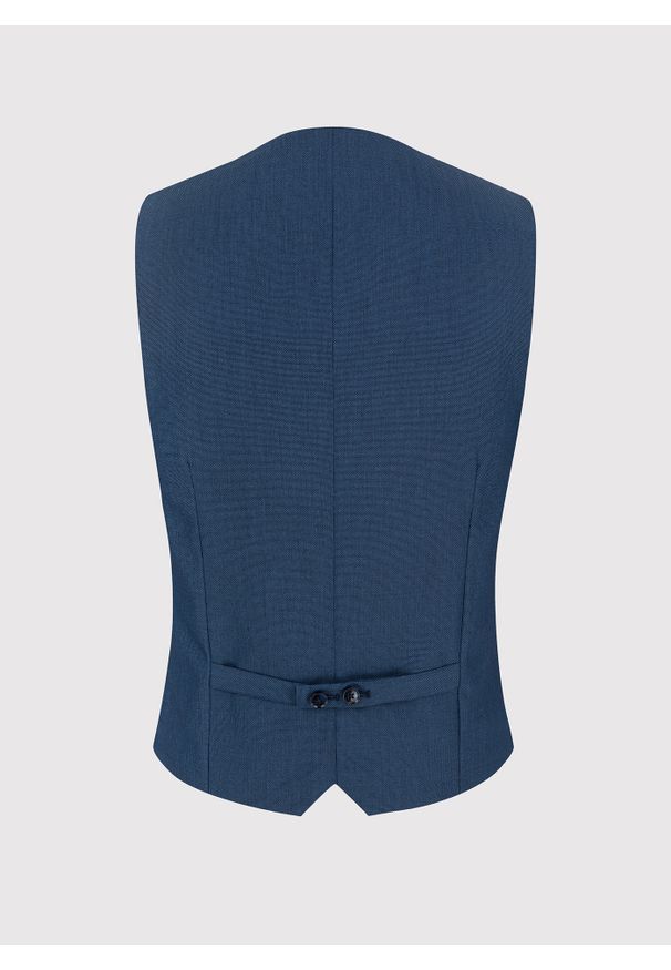 Pako Lorente - PAKO LORENTE – Granatowa kamizelka męska. Okazja: na wesele, na ślub cywilny. Kolor: niebieski