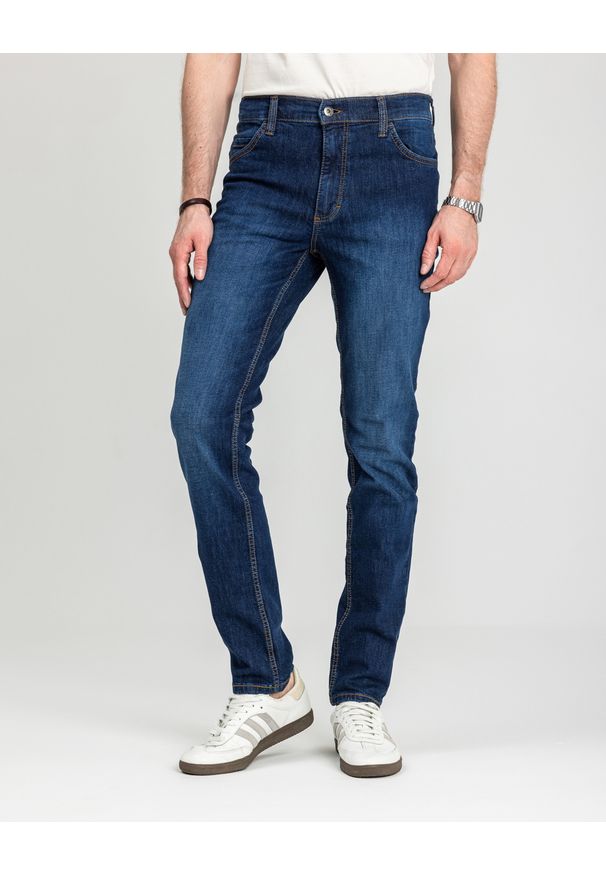 Męskie Spodnie Jeansowe Mustang Style Tramper Tapered Denim Blue 1018016 5000 882