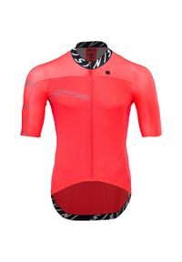 Koszulka męska Silvini Men Jersey Stelvio MD1604. Kolor: czerwony. Materiał: jersey #1