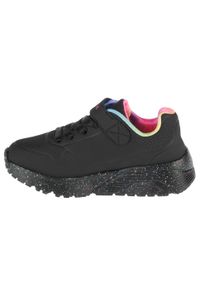 skechers - Buty do chodzenia dla dzieci Skechers Uno Lite Rainbow Specks. Zapięcie: rzepy. Kolor: czarny. Materiał: syntetyk, materiał. Szerokość cholewki: normalna. Sport: turystyka piesza