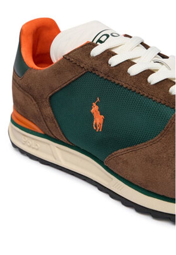 Polo Ralph Lauren Sneakersy Varick Pp 809974040002 Brązowy. Kolor: brązowy. Materiał: zamsz, skóra