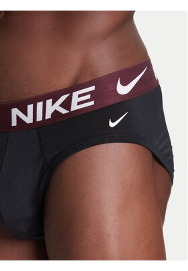 Nike Komplet 3 par slipów Essential Micro 0000KE1155 Czarny. Kolor: czarny. Materiał: syntetyk