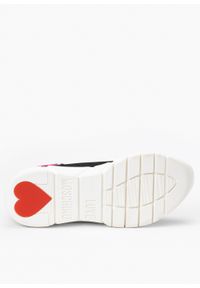 Love Moschino - Sneakersy damskie LOVE MOSCHINO JA15483G0GIZF-00A. Okazja: na co dzień, na spacer, do pracy. Kolor: czarny. Sport: turystyka piesza