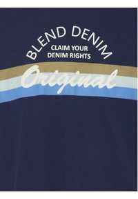 Blend T-Shirt 20715035 Granatowy Regular Fit. Kolor: niebieski. Materiał: bawełna #4