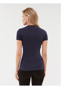 Guess T-Shirt W2YI45 J1314 Granatowy Slim Fit. Kolor: niebieski. Materiał: bawełna #5