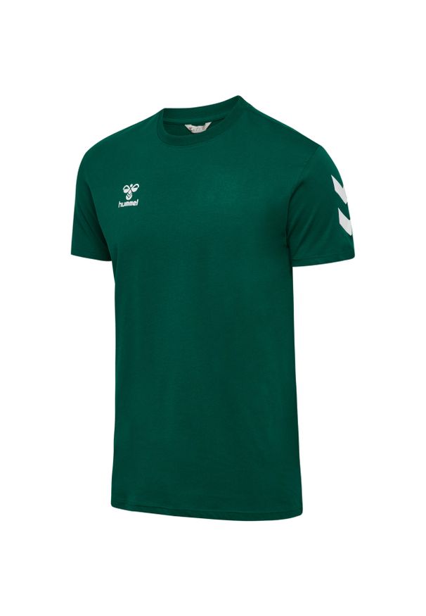 Koszulka Hummel Go 2.0 Chevron. Kolor: zielony
