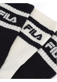 Fila Zestaw 3 par wysokich skarpet unisex F3608-AW24 (3-pack) Czarny. Kolor: czarny. Materiał: bawełna