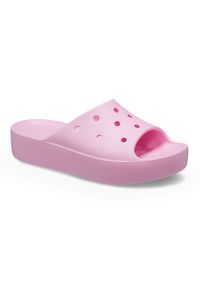 Klapki damskie Crocs Classic Platform. Kolor: różowy. Obcas: na platformie #1