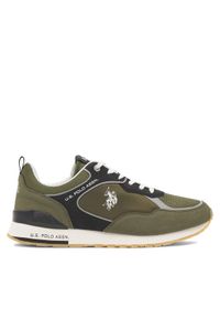 U.S. Polo Assn. Sneakersy TABRY007A Khaki. Kolor: brązowy. Materiał: materiał