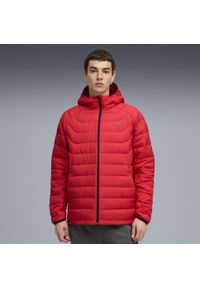 Puma - Męska kurtka puchowa z kapturem PUMA PACKLITE. Typ kołnierza: kaptur. Kolor: czerwony. Materiał: puch. Sport: turystyka piesza