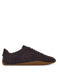 Calvin Klein Sneakersy Baller Sneaker Laceup HW0HW03263 Bordowy. Kolor: czerwony. Materiał: skóra, zamsz #1