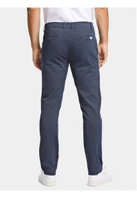 Lindbergh Chinosy 30-005044 Granatowy Slim Fit. Kolor: niebieski. Materiał: bawełna #3