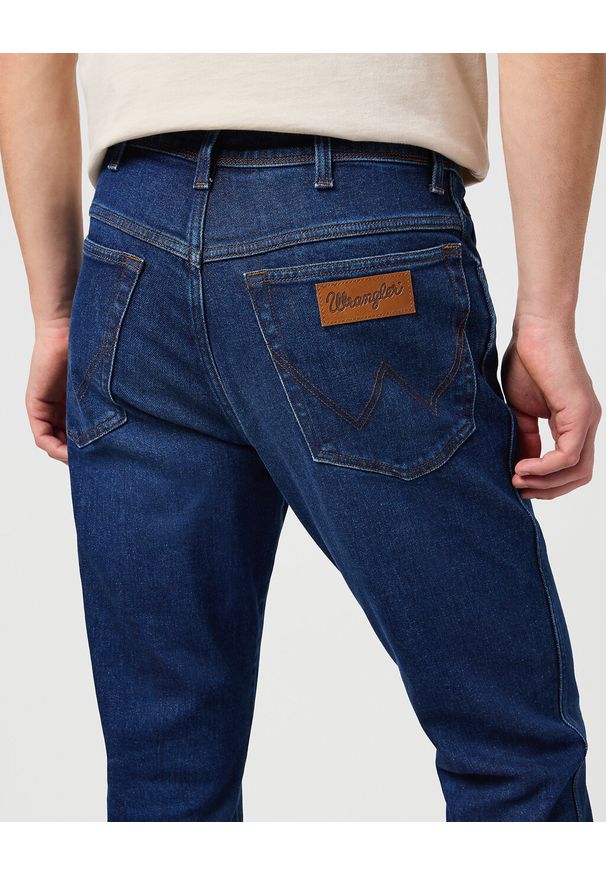 Wrangler - WRANGLER TEXAS SLIM MĘSKIE SPODNIE JEANSOWE JEANSY DŻINSY BLUE SOUL 112350661 W12S017997