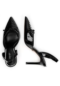 Nine West Szpilki WFA2995-1 Czarny. Kolor: czarny. Materiał: skóra. Obcas: na szpilce #4