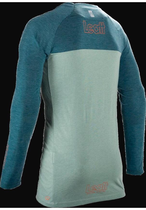 LEATT - Longsleeve rowerowy męski Leatt MTB Gravity 2.0. Kolor: zielony, wielokolorowy, niebieski. Materiał: jersey. Długość rękawa: długi rękaw