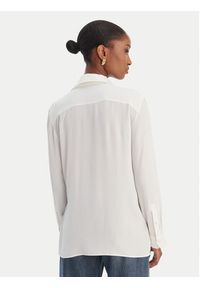 Marella Koszula Calca 2613111061 Biały Regular Fit. Kolor: biały. Materiał: acetat #2