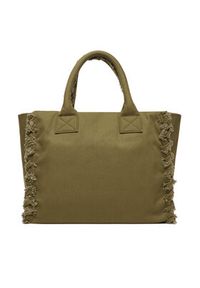 Pinko - PINKO Torba BEACH SHOPPING CANVAS RICICLATO Zielony. Kolor: zielony #4