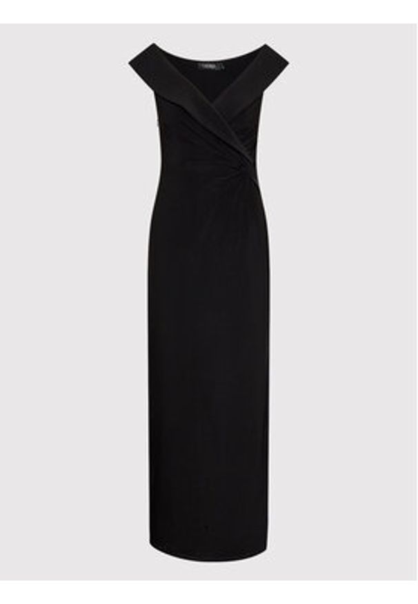 Lauren Ralph Lauren Sukienka wieczorowa 253863940001 Czarny Slim Fit. Kolor: czarny. Materiał: syntetyk. Styl: wizytowy