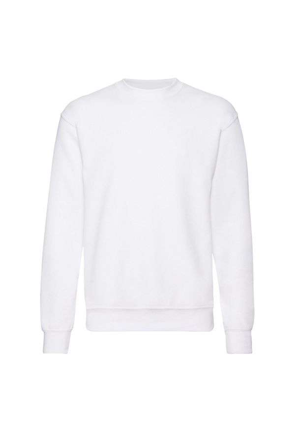 FRUIT OF THE LOOM - Klasyczna Bluza Rozpinana Unisex Dla Dorosłych. Kolor: biały