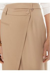 Artigli - ARTIGLI Spódnica midi ACGO000665 Beżowy Regular Fit. Kolor: beżowy. Materiał: syntetyk #5