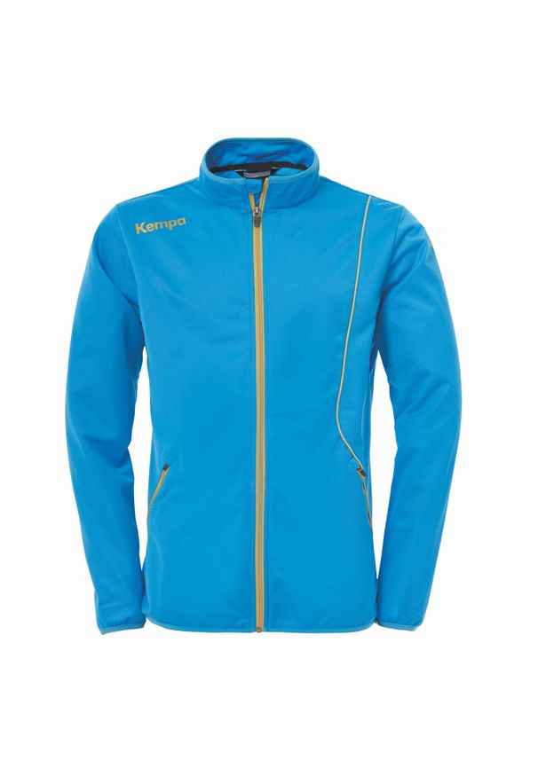 KEMPA - Kurtka Kempa Curve Classic. Kolor: wielokolorowy, niebieski, żółty. Materiał: prążkowany. Sport: fitness, piłka ręczna