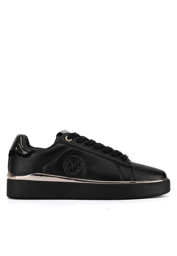 MEXX Sneakersy MI001010543W Czarny. Kolor: czarny. Materiał: skóra, zamsz