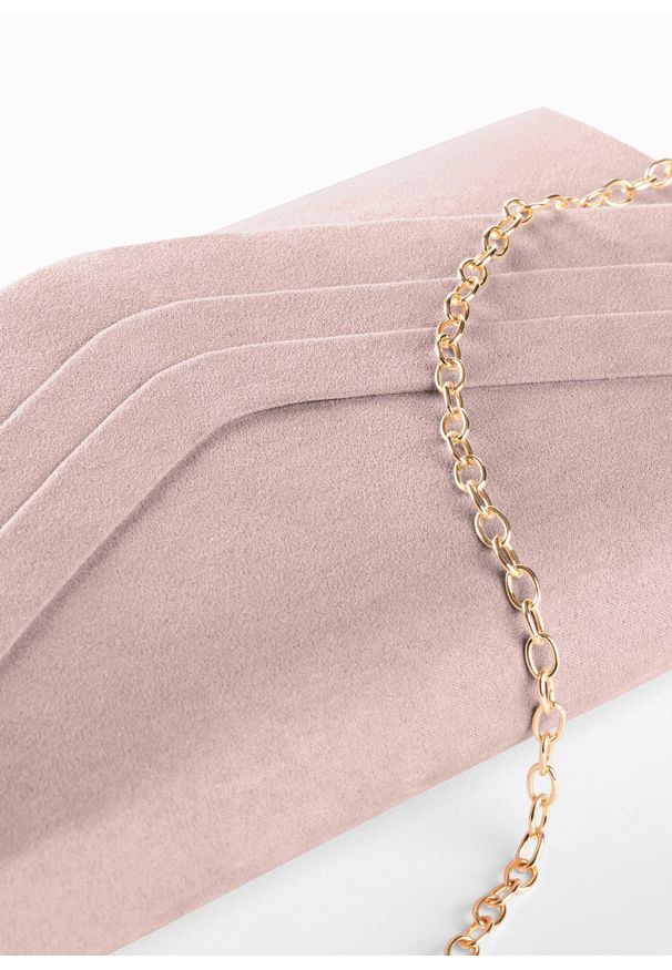 bonprix - Kopertówka z klapką. Kolor: różowy. Styl: elegancki. Rodzaj torebki: na ramię