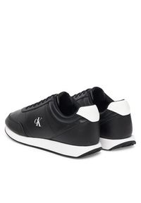 Calvin Klein Sneakersy Retro Runner Ess Lth YM0YM01355 Czarny. Kolor: czarny. Materiał: skóra #5