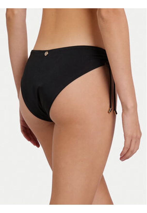 Max Mara Beachwear Dół od bikini Samanta 2616821169 Czarny. Kolor: czarny. Materiał: syntetyk