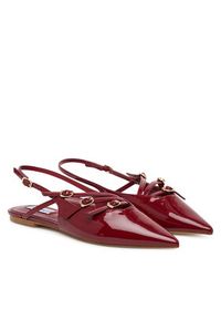 Steve Madden Baleriny Cianna SM11003709 Bordowy. Kolor: czerwony. Materiał: skóra #5