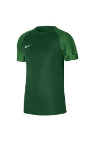 Nike - Męska Koszulka Academy DriFIT. Kolor: zielony. Sport: turystyka piesza