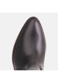 Marco Shoes Kowbojki Iolanda z ozdobnymi przeszyciami czarne. Kolor: czarny #4