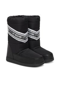Love Moschino - LOVE MOSCHINO Śniegowce JA24162G1NISB000 Czarny. Kolor: czarny. Materiał: materiał #6