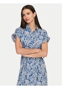 only - ONLY Sukienka koszulowa Hannover 15191953 Niebieski Regular Fit. Kolor: niebieski. Materiał: syntetyk. Typ sukienki: koszulowe #3
