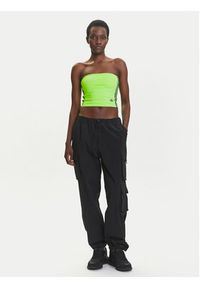 Adidas - adidas Top adicolor 3-Stripes JX7719 Zielony Slim Fit. Kolor: zielony. Materiał: syntetyk #4