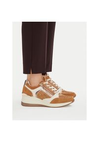Sneakersy Tamaris. Kolor: brązowy #1