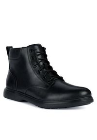 Geox Trapery U Ottavio U36DCA 00085 C9999 Czarny. Kolor: czarny. Materiał: skóra #5