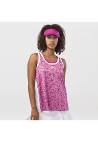 Head - Koszulka bez rękawów damska AGILITY Tank Top. Kolor: różowy. Długość rękawa: bez rękawów. Wzór: motyw zwierzęcy. Sport: tenis